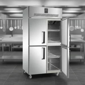 Upright Freezers Refrigerator Luxury Commercial Kitchen Freezer Vertical Stainless Steel Big Capacity Single-Temperature Deep - Image 4