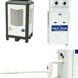 Mobile Industrial Evaporative Air Cooler Energy Saving Water Air Cooler Big Airflow for Workshop Warehouse Factory OEM CE - Image 5