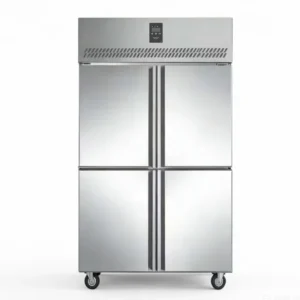 Upright Freezers Refrigerator Luxury Commercial Kitchen Freezer Vertical Stainless Steel Big Capacity Single-Temperature Deep - Image 5