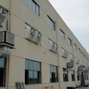 Industrial Negative Pressure Exhaust Fan, Wall/Roof Mount Ventilator for Factory Ventilation, Heat Smoke & Odor Removal - Image 3