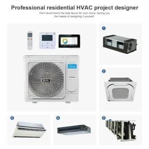 Gree Smart Inverter Wall Mounted Air Conditioner 9000 12000 18000 24000 36000 BTU Mini Split AC System for Home Office - Image 3