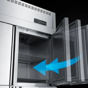 Commercial Single-Temperature 264L Under-Counter Freezer Stainless Steel Air-Cooled Refrigerator Workbench Restaurant Kitchens - Image 6